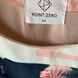 Point Zero Pink and White Blouse T with